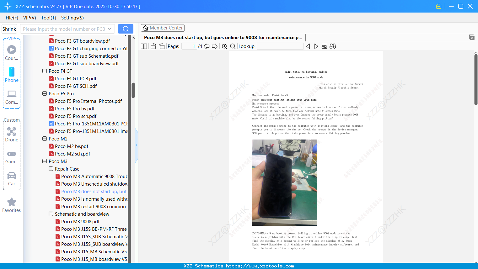 Xiaomi Poco M3 Does Not Start Up, But Goes Online To 9008 For Maintenance